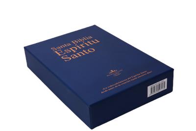 Biblia RV1960 Espíritu Santo/ Azul Imitacion Piel