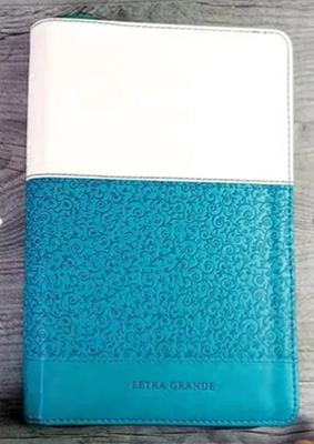 Biblia RV60/ Turquesa/Blanco