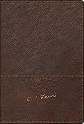Biblia/RVR/Reflexiones C.S.Lewis/Imitacion Piel/Cafe/Interior A Dos Colores