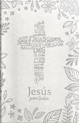 Santa Biblia de Promesas RVR-1960, Jesús Para Todos, Letra Grande / Tamaño Manual, Piel especial con cierre, Marfil