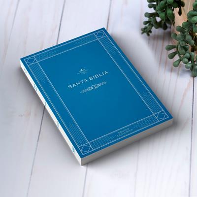 Caja Biblia RVR1960/Economica De Evangelismo/Azul/20 Unidades/Tapa Rustica