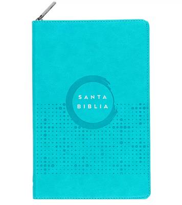 Biblia NVI/Ultrafina/Turquesa/Letra 8 Puntos/Cierre