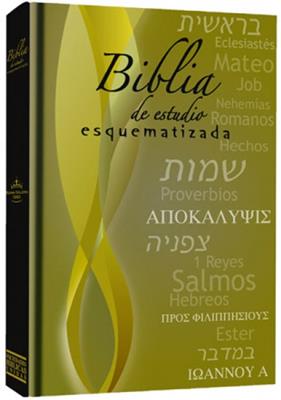 Biblia esquematizada de estudio tapa dura