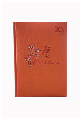 Agenda Diario De Promesas 2024/Mujer/ Naranja