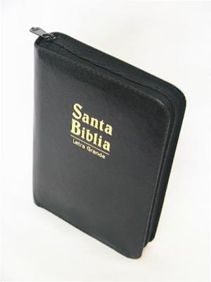 Biblia concordancia cierre letra grande percalina