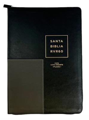 RVR60 Biblia Tamaño Super Gigante con Índice y Cierre