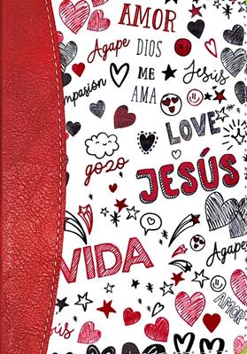 Biblia RVR60 024ti PJR - Palabras de Vida. Amor rojo
