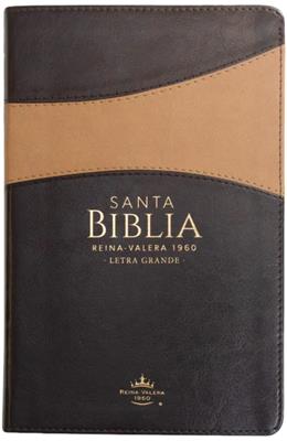 Biblia/RVR1960/Manual/Imitacion/Bitono/Cafe Claro-Cafe Oscuro