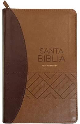Biblia/RVR1960/Manual/Letra Grande/Cierre/Bitono/Cafe Rectangulos
