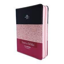 Biblia RVR60/045czti/LG/PJR/Tricolor Negro/Rosa/Fucsia
