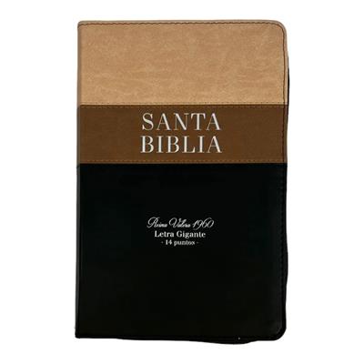 Biblia RVR060/068/cz/Tricolor Beige/Cafe/Negro