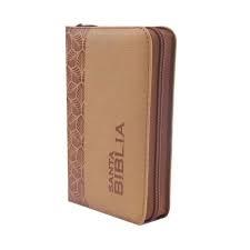 Biblia  RVR026cZLM/PJR Miel Canto Blanco Cierre