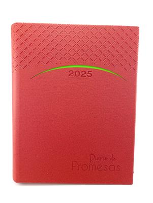 Agenda Diario De Promesas 2025 Rojo