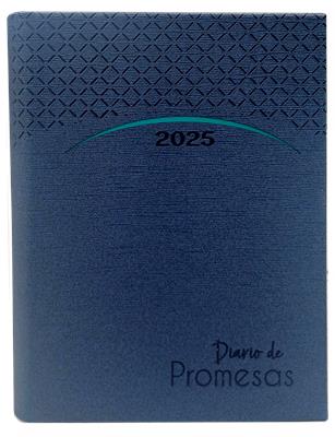 Agenda Diario De Promesas 2025 Azul Acero
