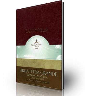 Biblia letra grande tamaño manual con referencias