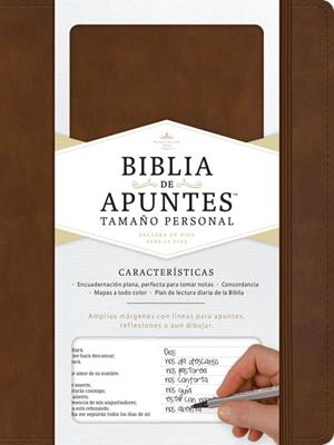 Biblia De Apuntes 1960/ Tamaño Personal Cafe Simil Piel
