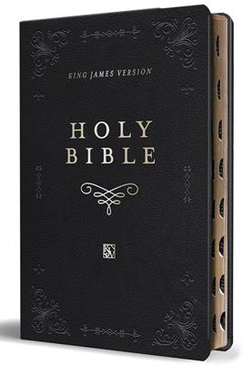 Biblia Ingles KJV Negra Indice Letra Gigante