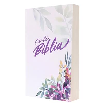 Biblia /RVR60ue /Misionera  Flores Blanco