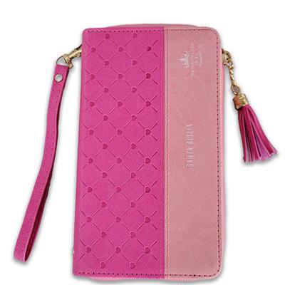 Bibllia RVR6015CZTI/ Chequera Fucsia-Rosa/ Cierre
