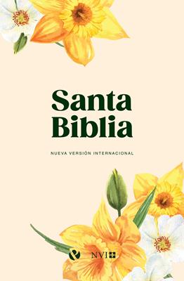 Biblia NVI Revision 2022/ Tamaño Manual/ Flor Amarilla Tapa Dura