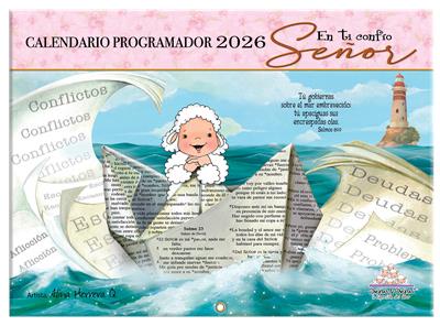 Calendario Ovejitas Programador 2026 /  Rosado