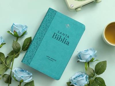 Biblia RVR6068cLGi Coleccion Corinto Turquesa