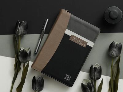 Biblia RVR6088czti LSGi/ 19pts Agora/ Negro Cafe/ Cierre Ind.