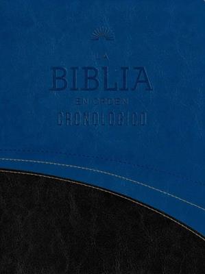 Biblia En Orden Cronológico RVR60/ Azul Imitación Piel