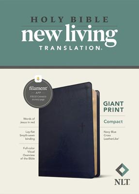Biblia en ingles NLT Compacta Azul Filament