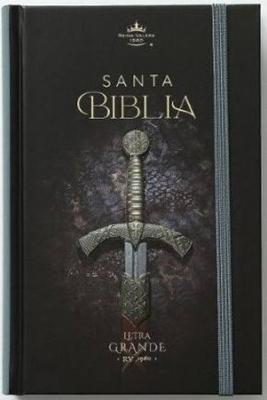 Biblia RVR6065c/ Espada/ Negra Tapa Dura Elastico
