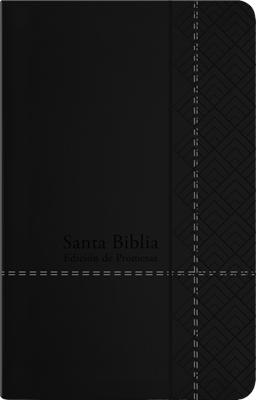 Biblia RVR60 De Promesas Tamaño Manual Negro Imitación Piel