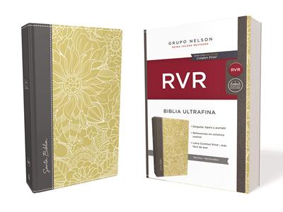 Biblia RVRevisada Tela Ocre Gris