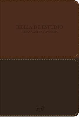 Biblia De Estudio Imitación Piel Café