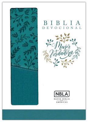 Biblia Devocional Mujer Verdadera NBLA Duotono Aqua