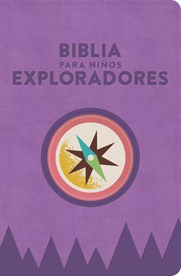 Biblia RVR1960 Para Niños Exploradores Lavanda Compas