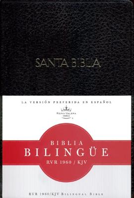 Biblia bilingüe KJV - RVR1960 imitación piel