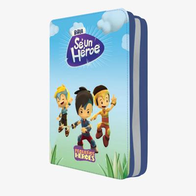 Biblia Se un Héroe TLA062LGPZa PJR Azul Canto Azul