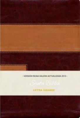 Biblia Piel Europea Dos Tonos Letra Grande