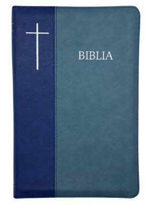 Biblia, editia Centenara, cu fermoar, albastru