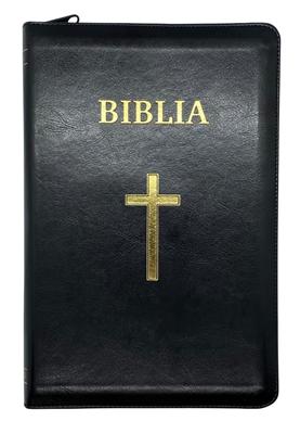 Biblia, editia Centenara, cu fermoar, neagra