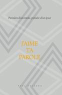 J'aime ta Parole