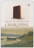 Biblia de Estudio César Vidal Símil Piel Café (Tapa Suave)