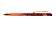 Stylo alu Princy bordeaux  
