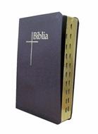 Biblia de studiu Thompson, mare - piele, negru, index, margini aurii (LE)