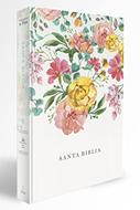 RVR 1960 Biblia Flores Naranjas Letra Grande (Tapa Dura)