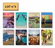 Lot n°3 de 8 cartes postales