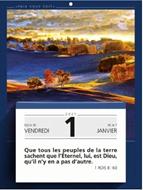 Calendrier paix vous soit 2027