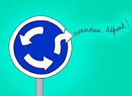 Carte postale message