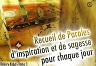 Recueil de paroles d'inspiration et de sagesse pour chaque jour