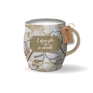 Taza Alegria Esfuerzte y se Valiente (Cerámica)